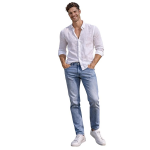 Men's Slim Fit Stretch Fabric for Comfort Premium Wash Aesthetic Authentic Twill and Durable Jeans