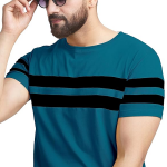 T-Shirt for Mens Double Stripes on Chest