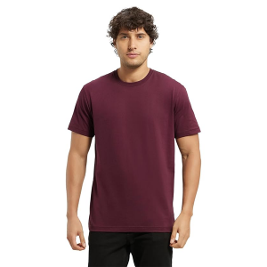 Men Super Combed Cotton Rich Round Neck Half Sleeve T-Shirt