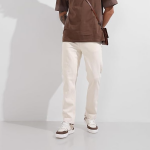 Men Slim Straight Fit Solid Mid-Rise Stretchable Jeans