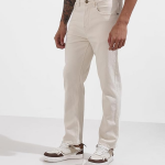 Men Slim Straight Fit Solid Mid-Rise Stretchable Jeans