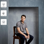 Men's Super Soft Classic Polo Cotton T-Shirt: Regular Fit