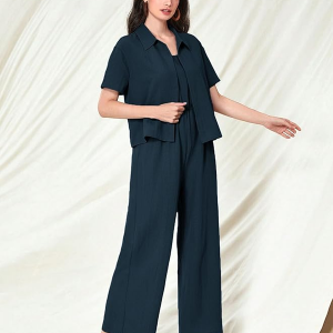 Women's Jumpsuit Co-ord Set | Soft Breathable Feel | Comfortable Fit with Easy Movement