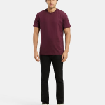 Men Super Combed Cotton Rich Round Neck Half Sleeve T-Shirt