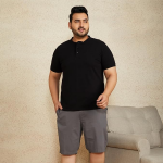 Men's Cotton Rich Polo T Shirt | Mandarin Collar Tshirts